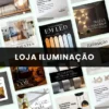 Pacote com Artes | Loja Iluminação